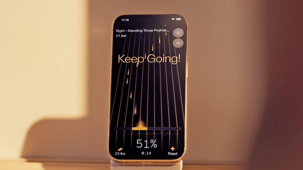 amp revolutionizes home fitness with AI-driven, personalized workouts, gamification, and sleek design, keeping users motivated and engaged in their strength training journey.