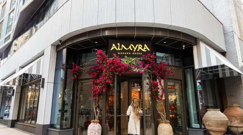 Experience the flavors of the Greek Islands at Almyra in Philadelphia, offering Mediterranean dishes, fresh seafood, and vibrant cocktails in a chic, airy setting near Rittenhouse Square.
