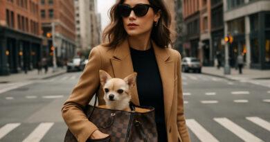 designer dog tote