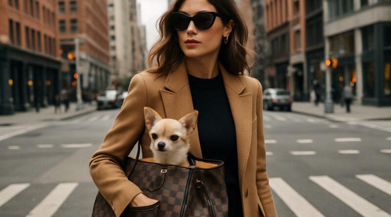 designer dog tote