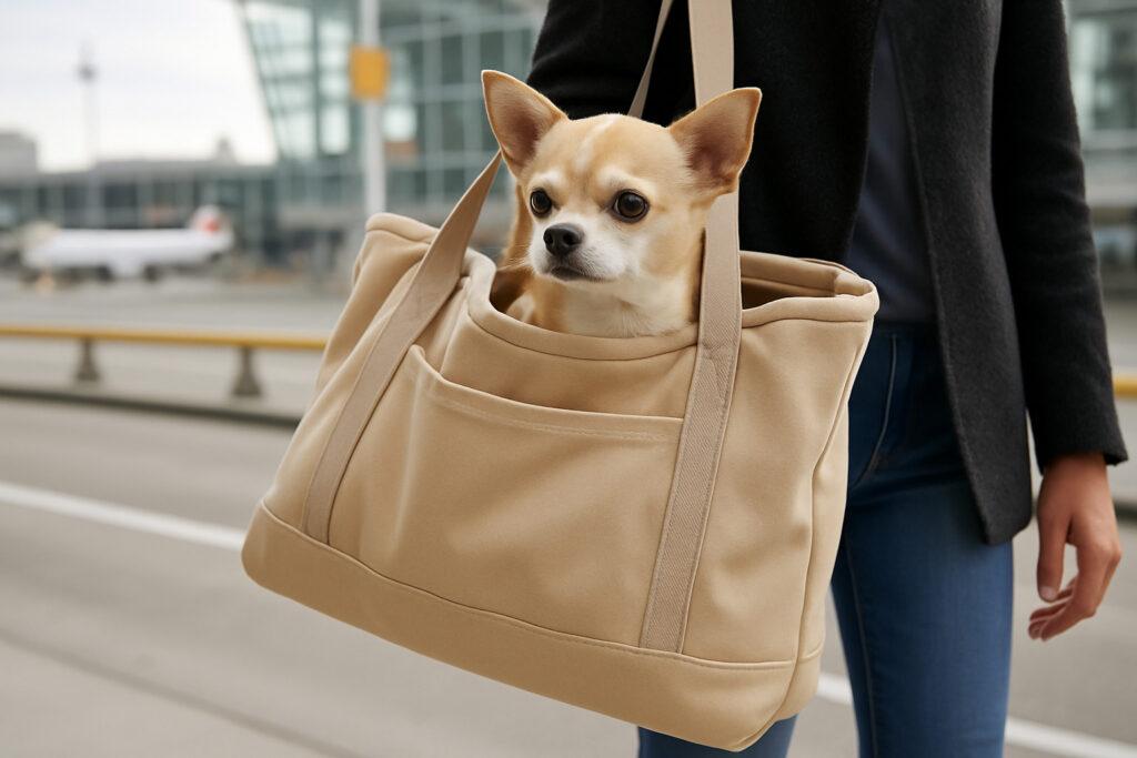 pet travel tote bag