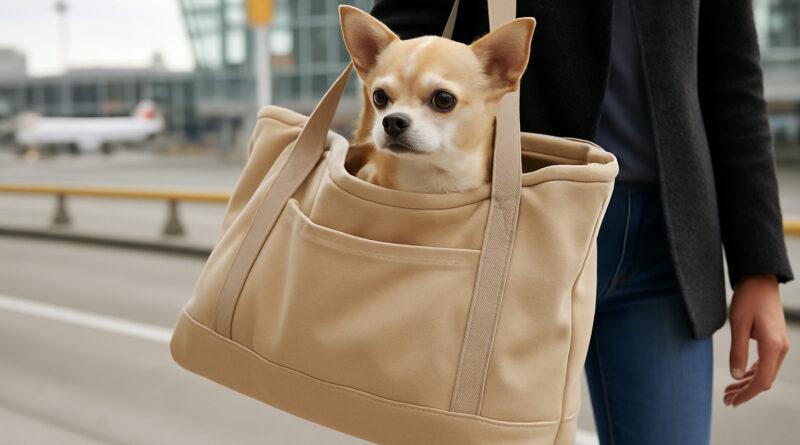 pet travel tote bag