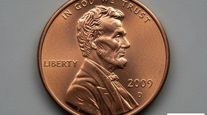 2009 penny value no mint mark