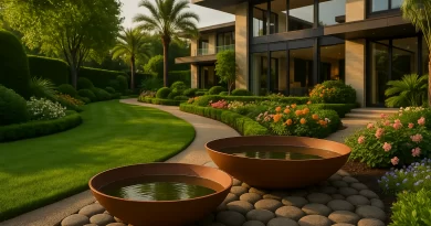 Corten Steel Water Feature