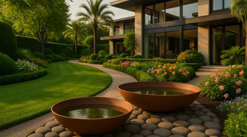 Corten Steel Water Feature
