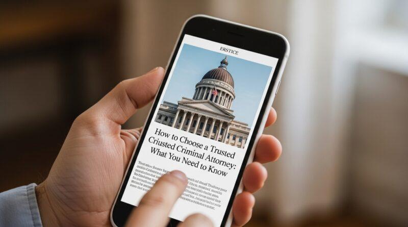 How to Choose a Trusted Criminal Attorney: What You Need to Know