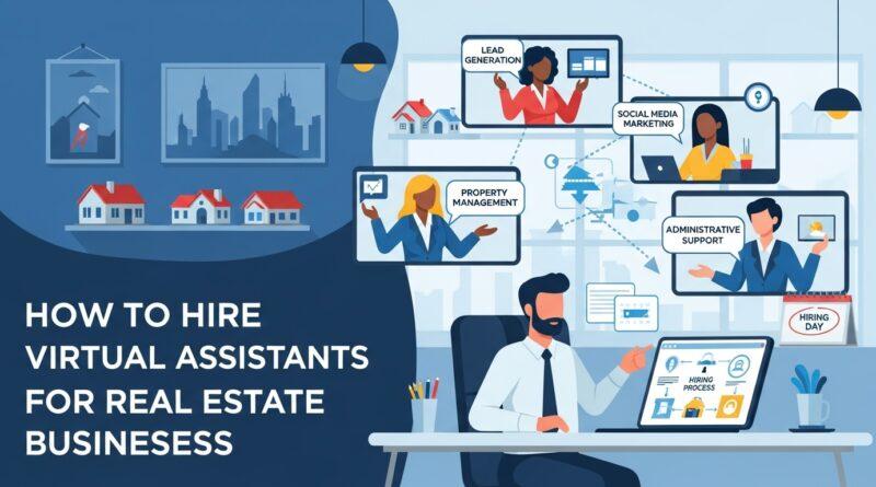 How to Hire Virtual Assistants for Real Estate Businesses