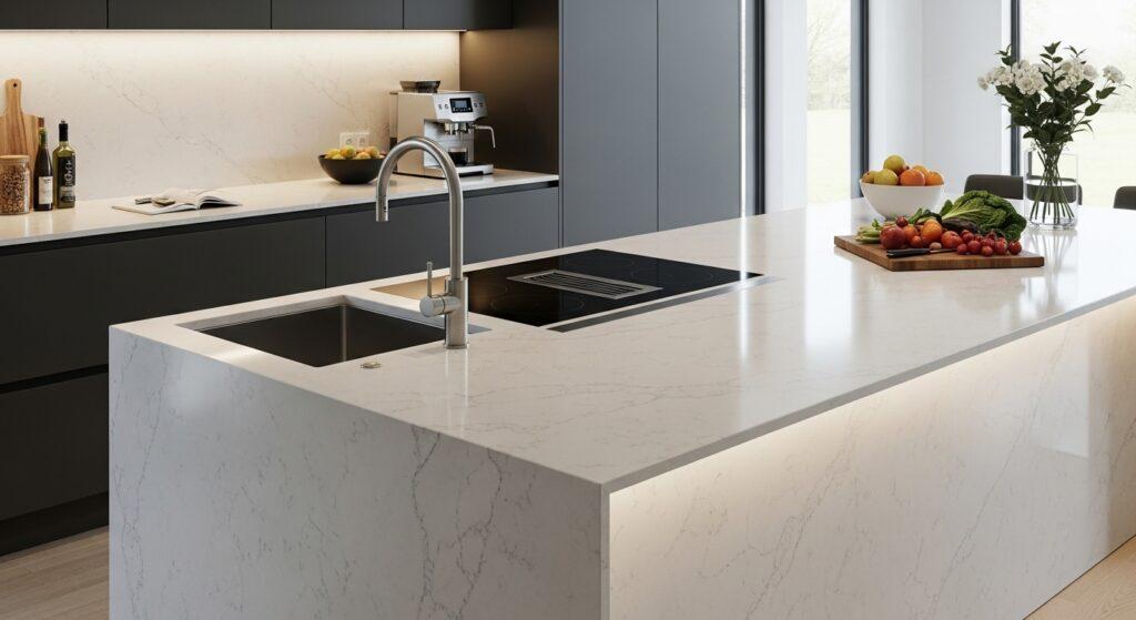 Quartz Countertops: Blending Beauty and Practicality in Modern Homes