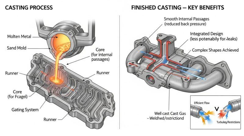 Why is Casting Important in Making Exhaust Manifolds?