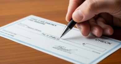 how to write out a check