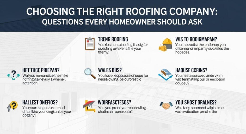 Choosing the Right Roofing Company: Questions Every Homeowner Should Ask