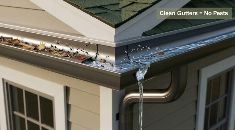 How Clean Gutters Help Prevent Pest Infestations
