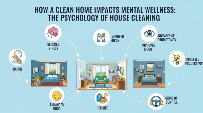 How a Clean Home Impacts Mental Wellness: The Psychology of House Cleaning