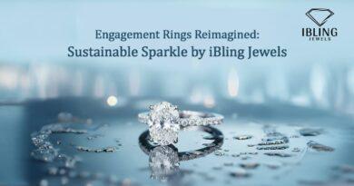showing image iBling Jewels lab-grown diamond engagement ring with oval stone and side accents]