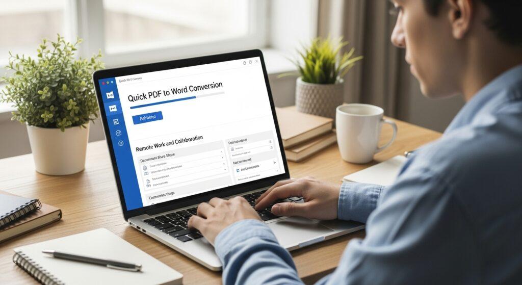 Quick PDF to Word Conversion for Remote Work and Collaboration