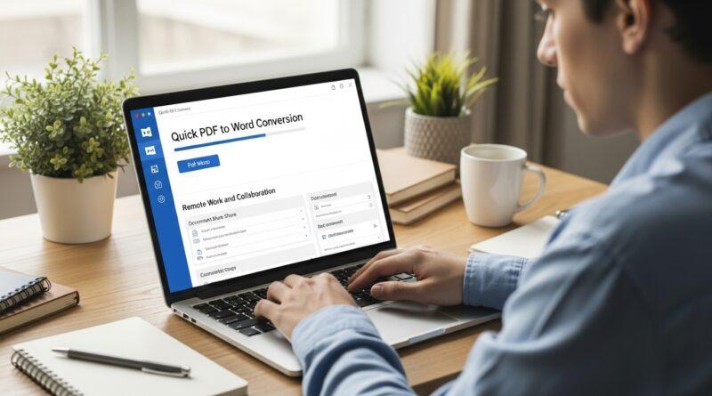 Quick PDF to Word Conversion for Remote Work and Collaboration