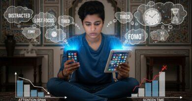 Screen and Social Media Addiction in India: How Excess Use Hurts Attention and Ways to Cut Back​