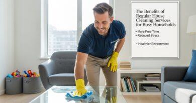 The Benefits of Regular House Cleaning Services for Busy Households