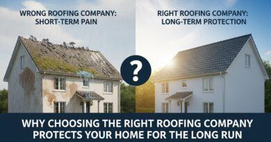 Why Choosing the Right Roofing Company Protects Your Home for the Long Run