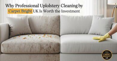Why Professional Upholstery Cleaning by Carpet Bright UK Is Worth the Investment