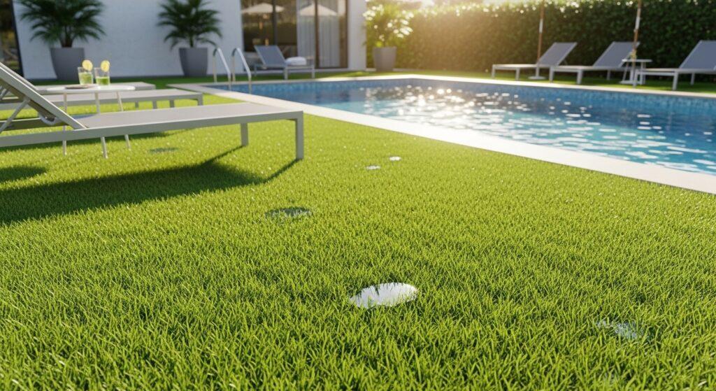 Artificial Grass for Poolside Safety: Reducing Slips, Heat, and Maintenance