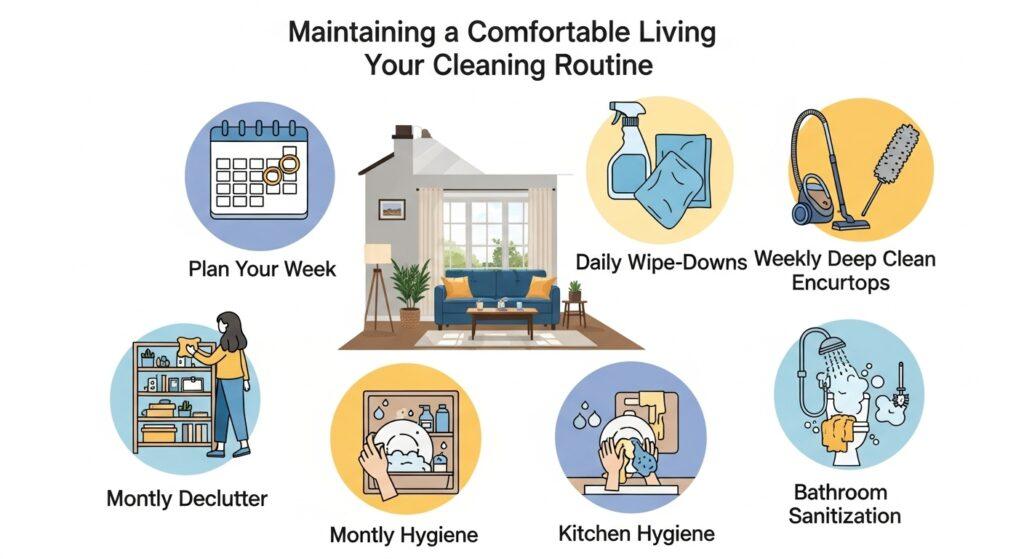 Choosing the Right Cleaning Routine to Maintain a Comfortable Living Environment