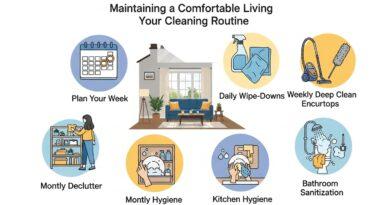 Choosing the Right Cleaning Routine to Maintain a Comfortable Living Environment