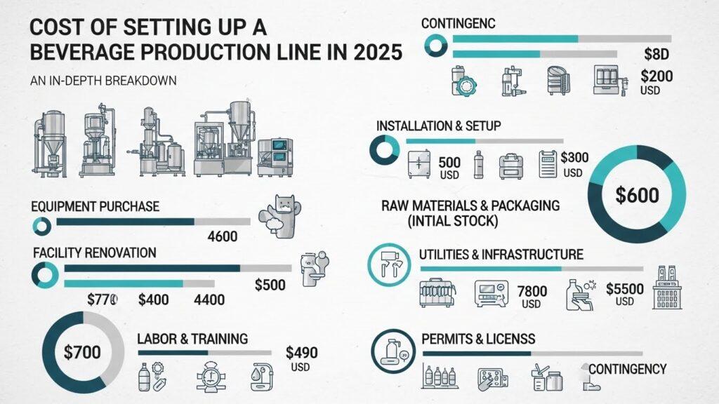 Cost of Setting Up a Beverage Production Line in 2025