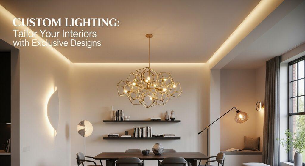 Custom Lighting: Tailor Your Interiors with Exclusive Designs