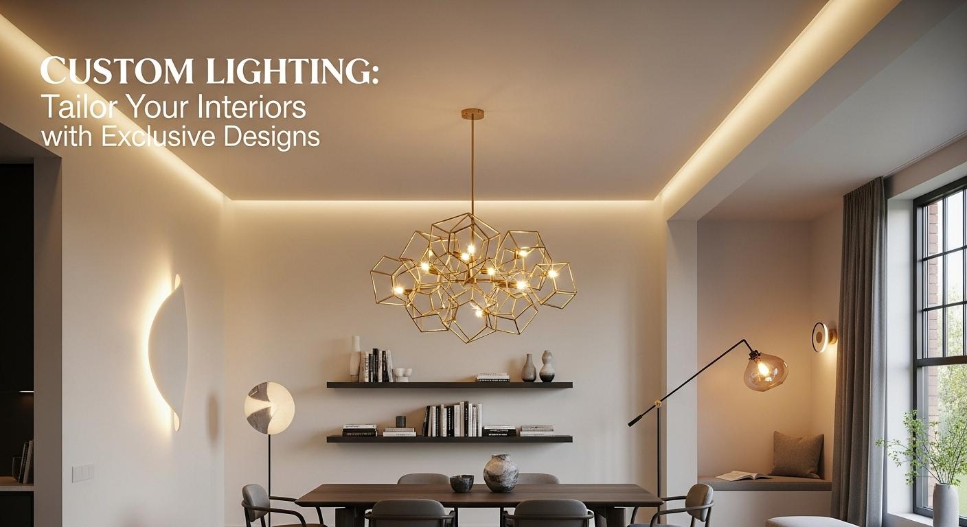Custom Lighting: Tailor Your Interiors with Exclusive Designs