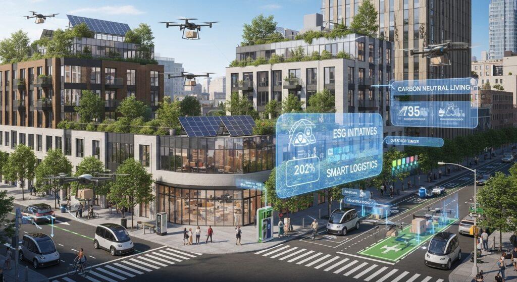 ESG and Smart Logistics Are Redefining Carbon-Neutral Living in New York Properties