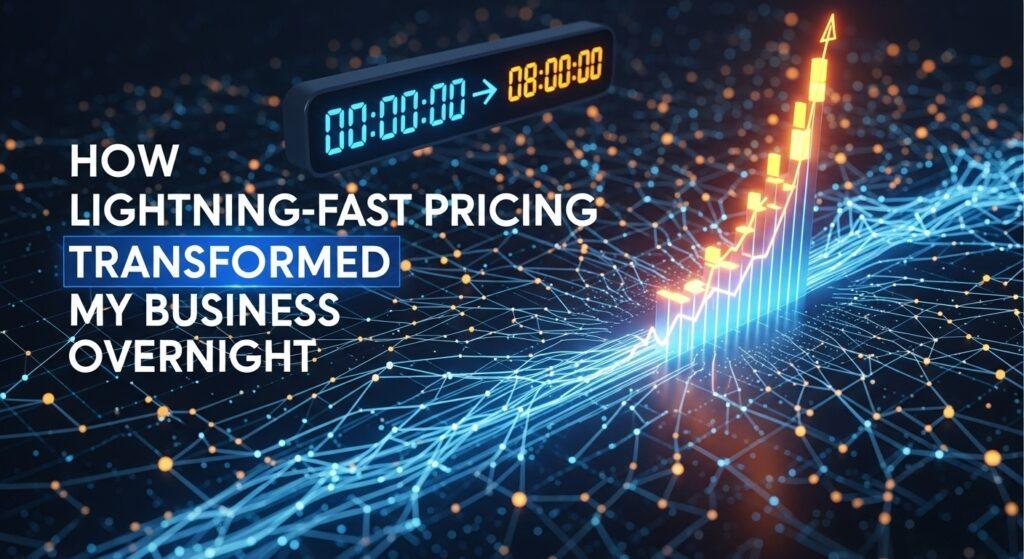 How Lightning-Fast Pricing Transformed My Business Overnight