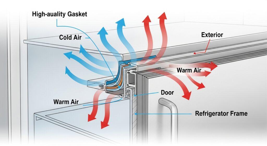 How Quality Refrigerator Gaskets Improve Commercial Refrigeration Efficiency