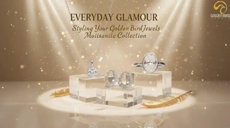 Everyday style with Golden Bird Jewels Moissanite Collection]