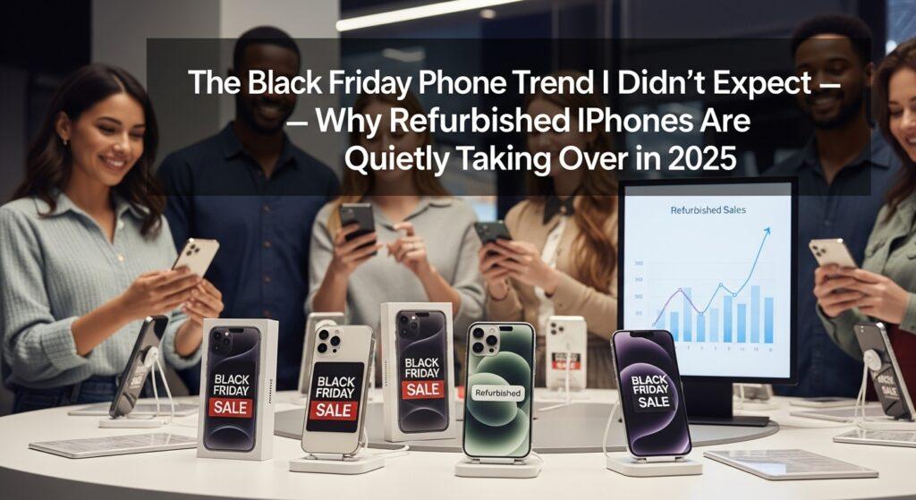The Black Friday Phone Trend I Didn’t Expect — Why Refurbished iPhones Are Quietly Taking Over in 2025