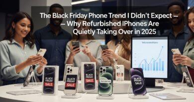 The Black Friday Phone Trend I Didn’t Expect — Why Refurbished iPhones Are Quietly Taking Over in 2025