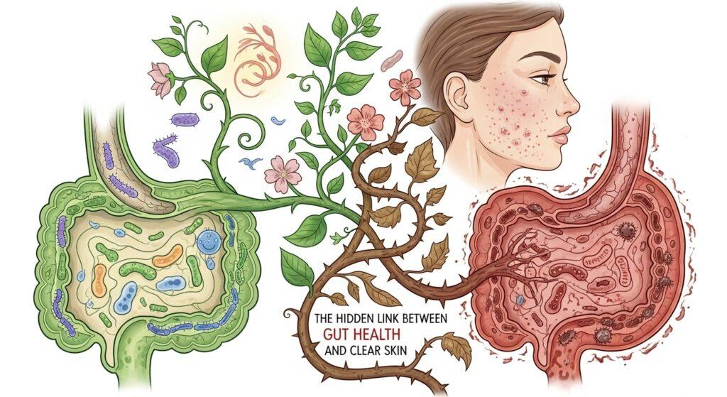 The Hidden Link Between Gut Health and Clear Skin