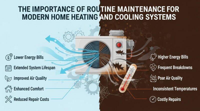 The Importance of Routine Maintenance for Modern Home Heating and Cooling Systems