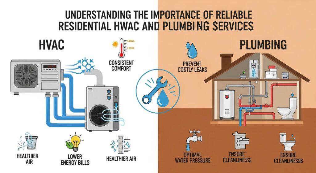 Understanding the Importance of Reliable Residential HVAC and Plumbing Services