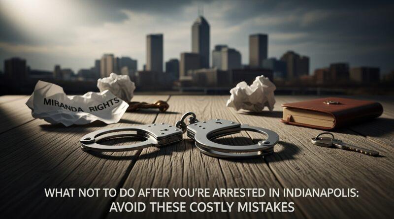What Not to Do After You’re Arrested in Indianapolis: Avoid These Costly Mistakes