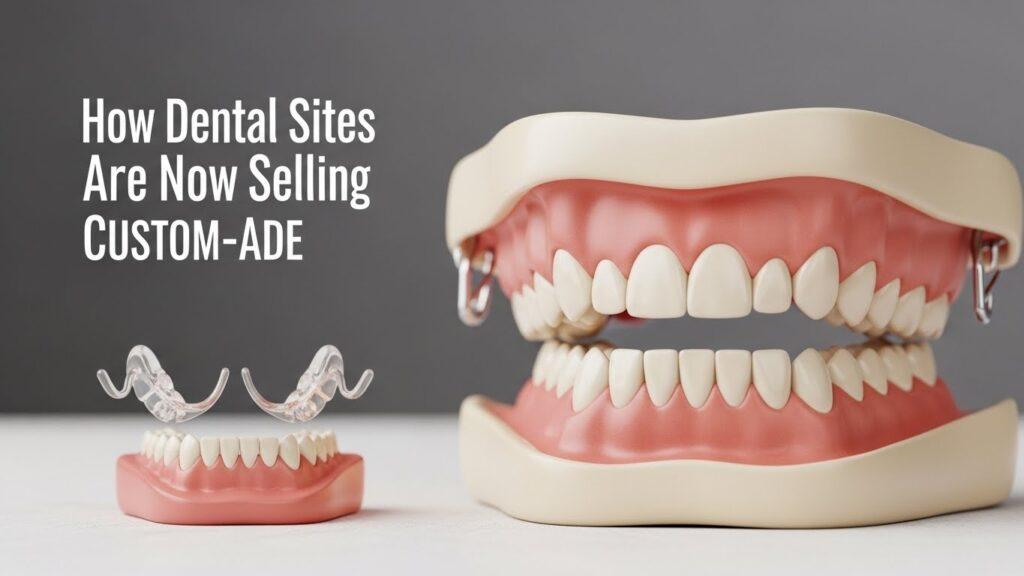 How Dental Sites Are Now Selling Custom-Made Dental Appliances
