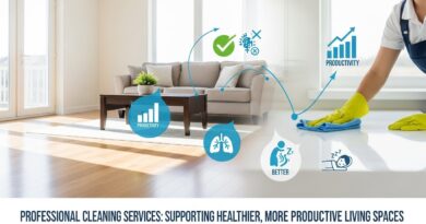 How Professional Cleaning Services Support Healthier, More Productive Living Spaces