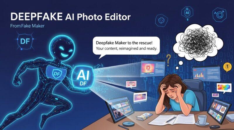 How a Deepfake AI Photo Editor from Deepfake Maker Saves an Overwhelmed Creator’s Content Strategy