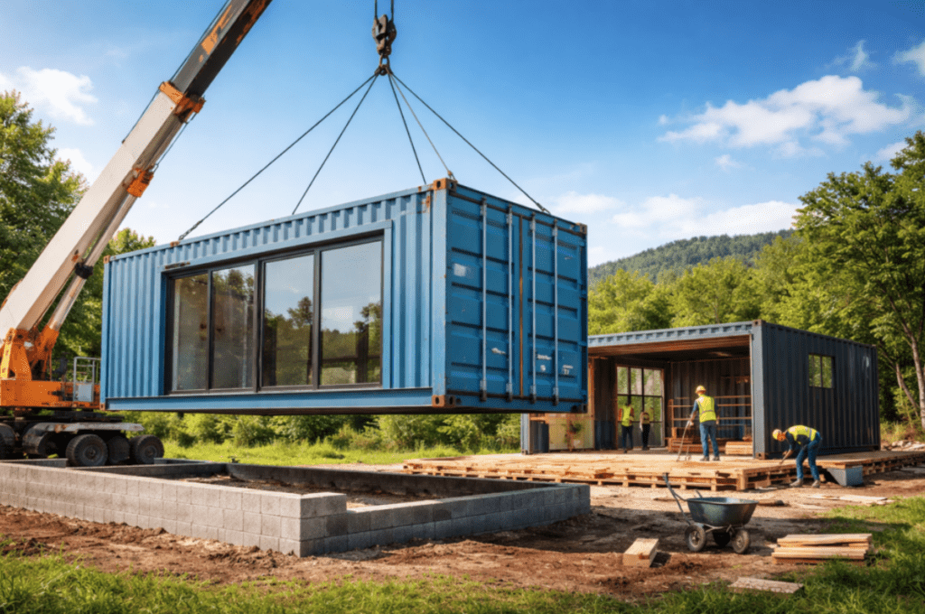 From Vacant Land to Income Property: Building with a 40 Ft Shipping Container