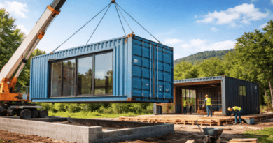 From Vacant Land to Income Property: Building with a 40 Ft Shipping Container