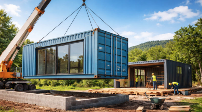 From Vacant Land to Income Property: Building with a 40 Ft Shipping Container