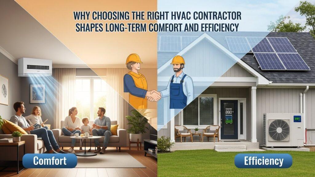 Why Choosing the Right HVAC Contractor Shapes Long-Term Comfort and Efficiency