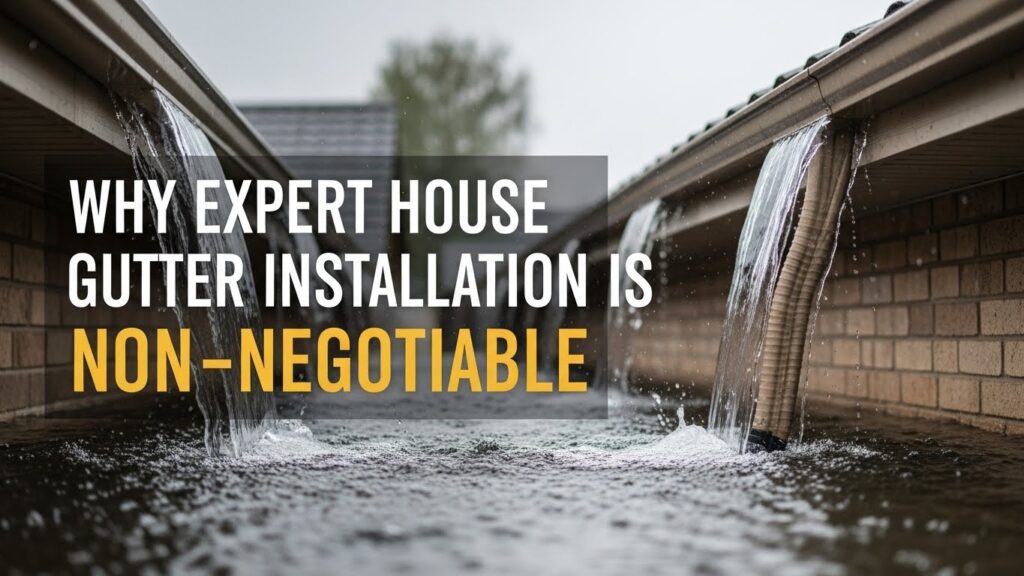 Why Expert House Gutter Installation is Non-Negotiable