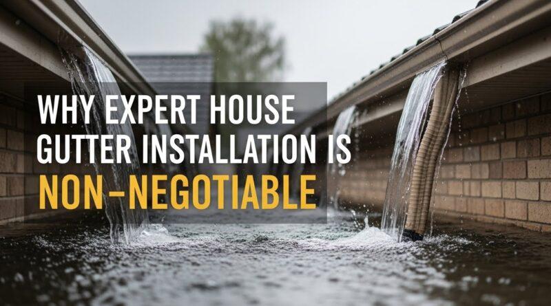 Why Expert House Gutter Installation is Non-Negotiable