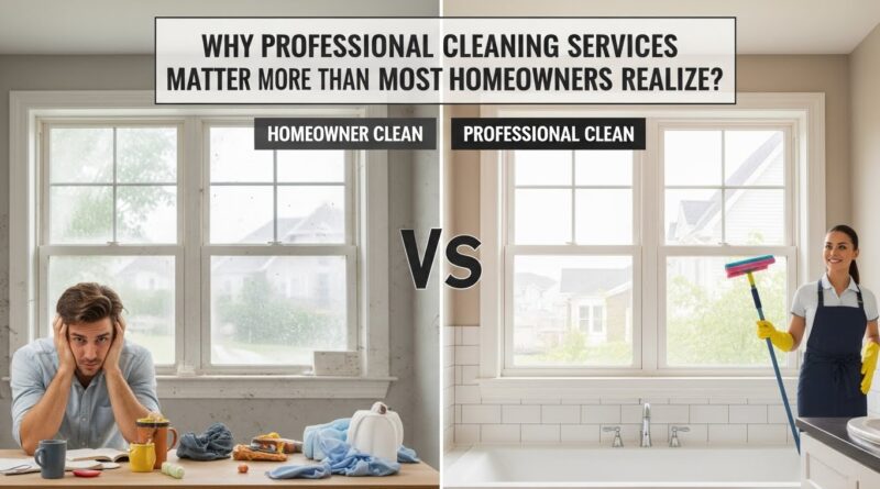 Why professional cleaning services matter more than most homeowners realize